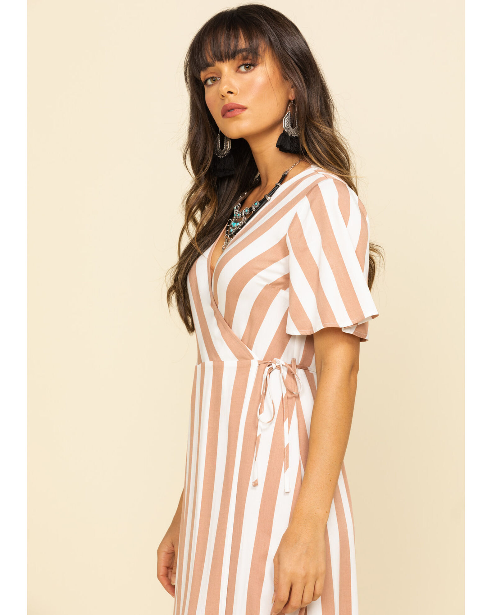Image #3 - Rag Poets Women's Baja Beach Dress, Pink, hi-res