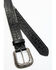 Image #2 - Cody James Men's Black Checkered Billets Alligator Print Leather Belt, Black, hi-res