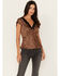 Idyllwind Women's Kimball Lace Trim Top, Tan, hi-res