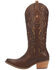 Image #3 - Dingo Women's Brown Burnished Western Boots - Snip Toe, Brown, hi-res
