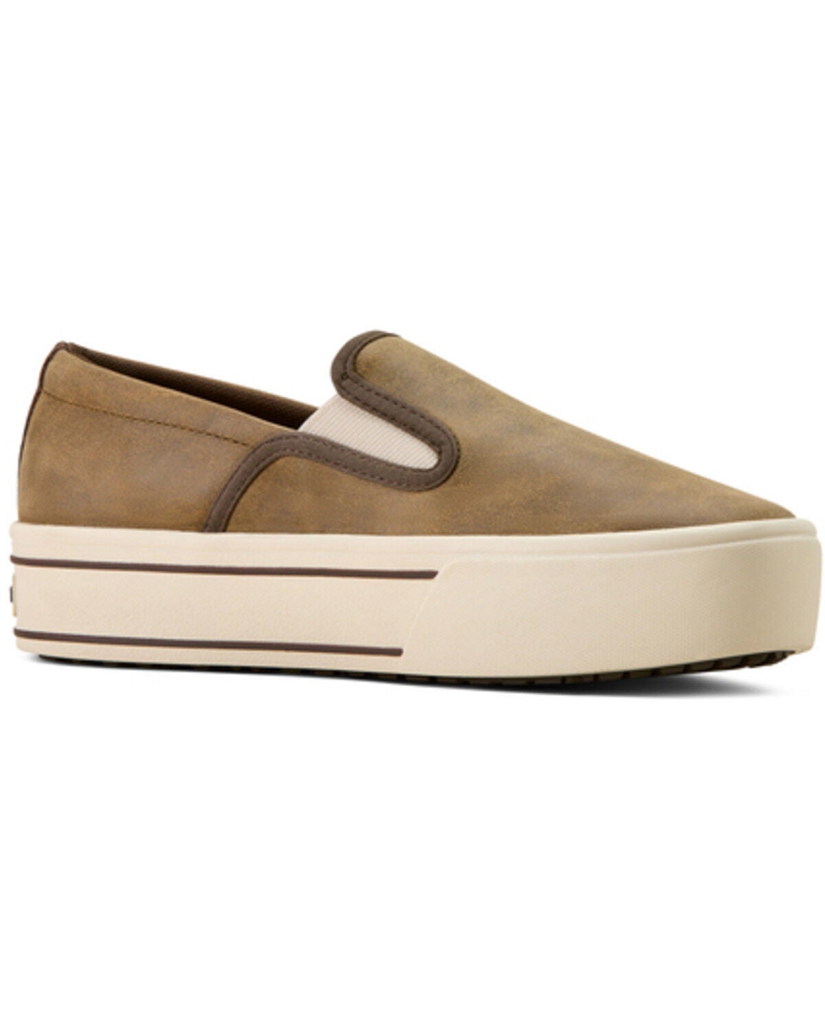 Ariat Women's Skylar Slip-On Casual Shoes, Brown, hi-res