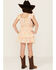 Image #4 - Hayden LA Girls' Pale Print Ruffle Skirt, Yellow, hi-res