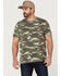 Image #1 - Flag & Anthem Men's Knoxville Burnout Army Camo Print Short Sleeve T-Shirt , Camouflage, hi-res
