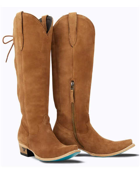 Lane Women's Olivia Jane Tall Western Boots - Snip Toe , Tan, hi-res