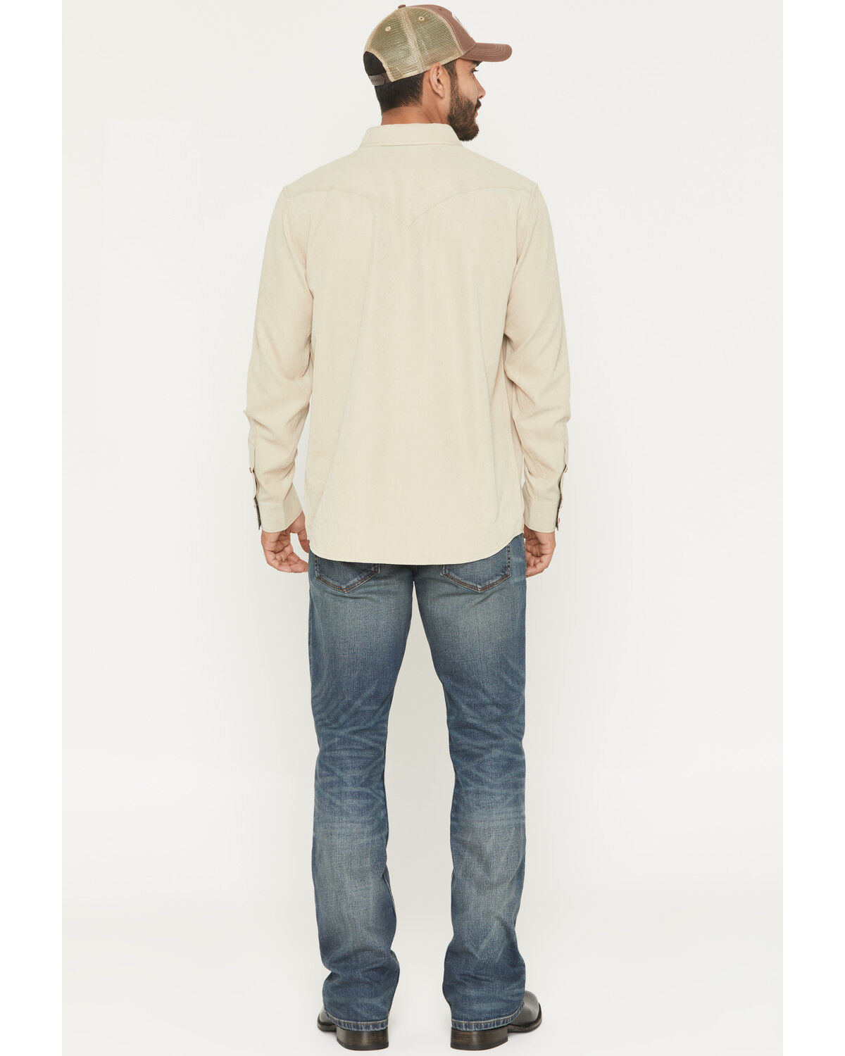 Product Name:  Moonshine Spirit Men's Topper Wash Hutch Slim Bootcut Stretch Denim Jeans