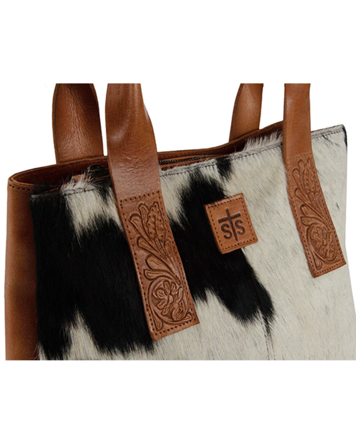 Image #4 - STS Ranchwear By Carroll Women's Yipee Kiyay Tote, Brown, hi-res