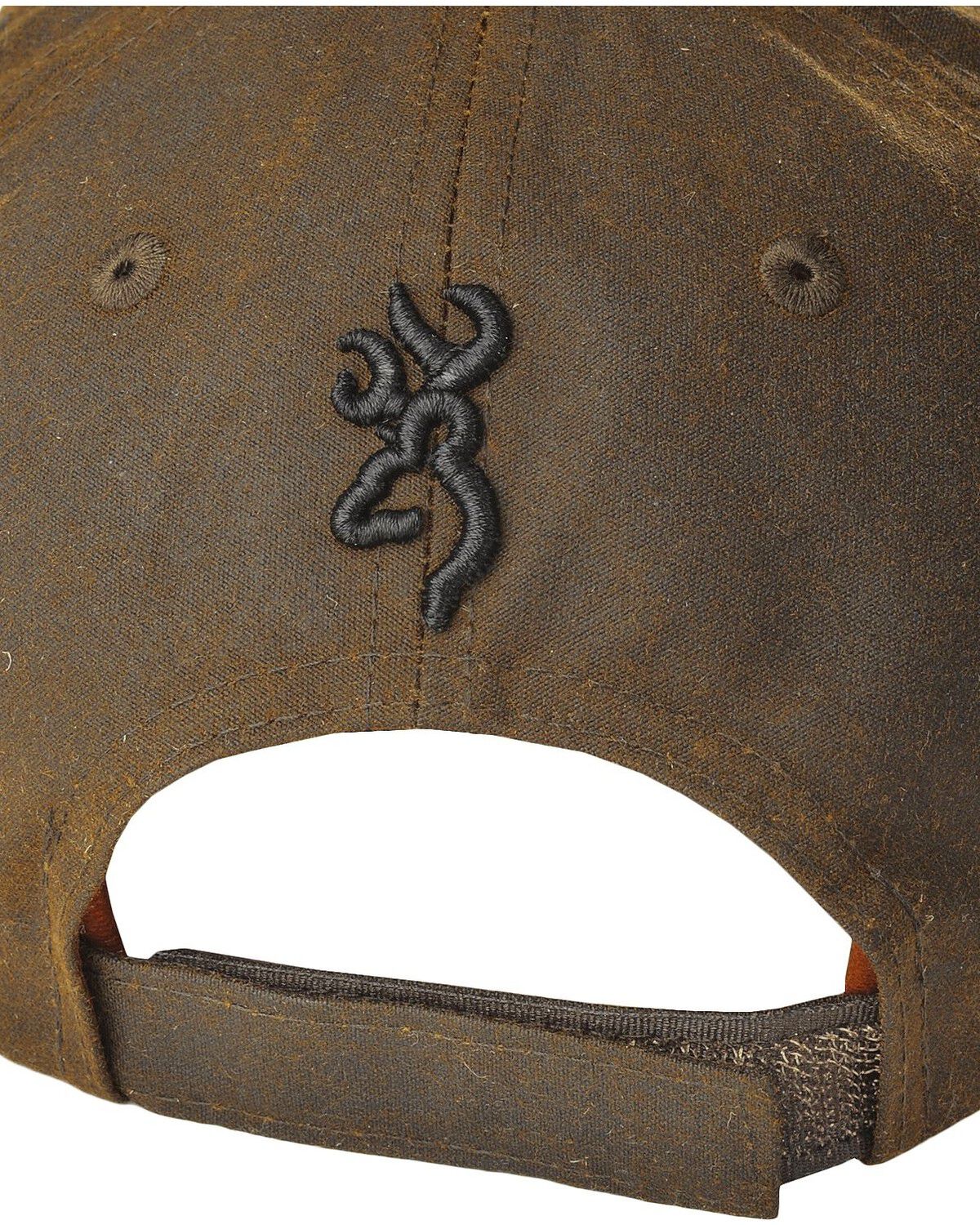 Image #4 - Browning American Flag Buckmark Logo Ball Cap, Brown, hi-res