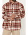 Image #3 - Hawx Men's Mac Plaid Print Long Sleeve Button-Down Flannel Shirt, Wine, hi-res