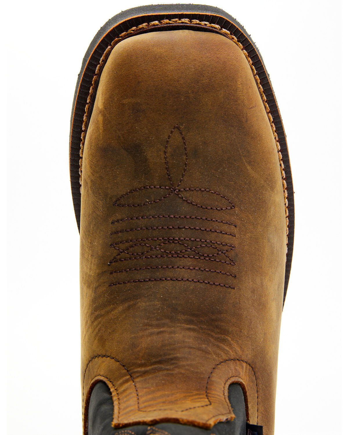 Image #6 - Thorogood Men's 11" USA Wellington Western Boots - Steel Toe, Brown, hi-res