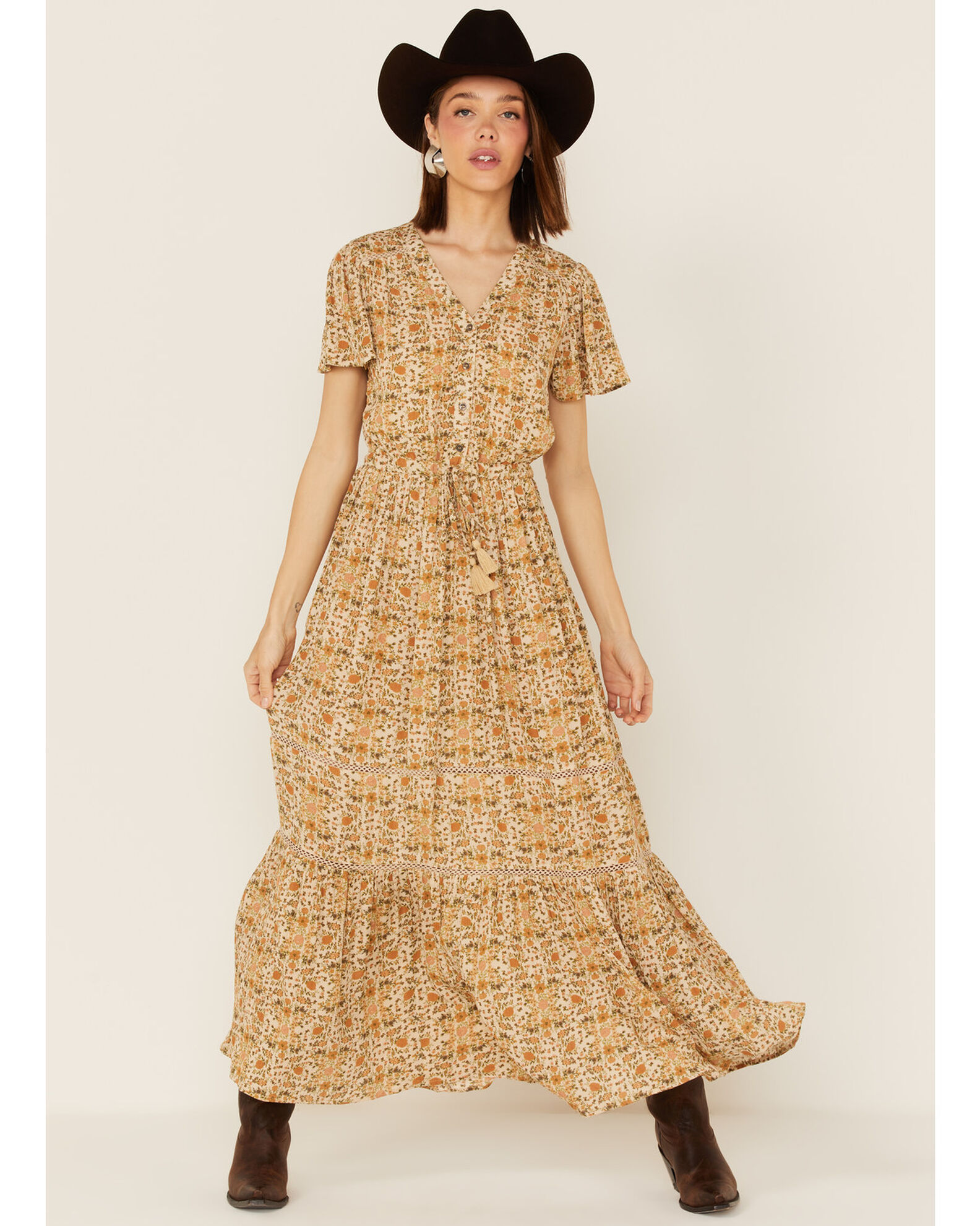 Cotton & Rye Women's Ditsy Floral Print Dress