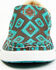 Image #4 - Twisted X Women's Southwestern Pattern Casual Kicks Slip-On Shoes - Moc Toe, Chocolate/turquoise, hi-res