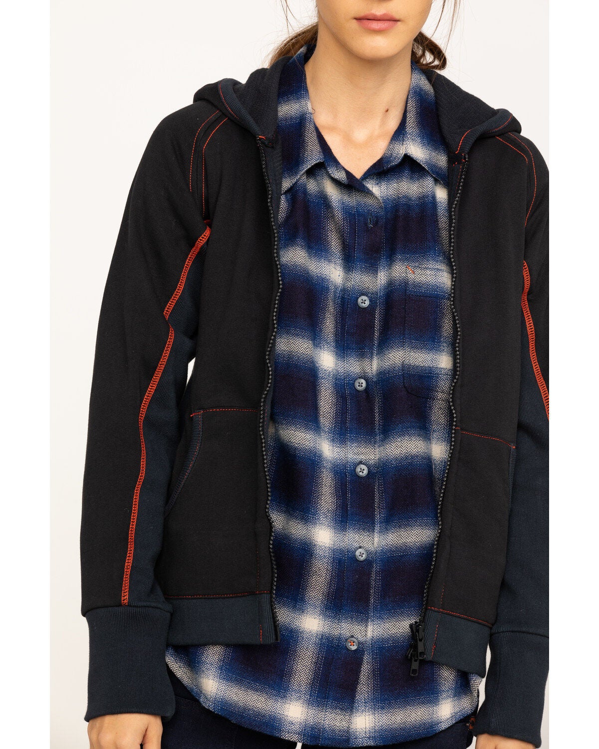 Dovetail Workwear Women's Double Layer Zip Hoodie | Boot Barn