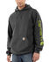 Image #2 - Carhartt Men's Hooded Logo-Sleeve Sweatshirt, Medium Grey, hi-res