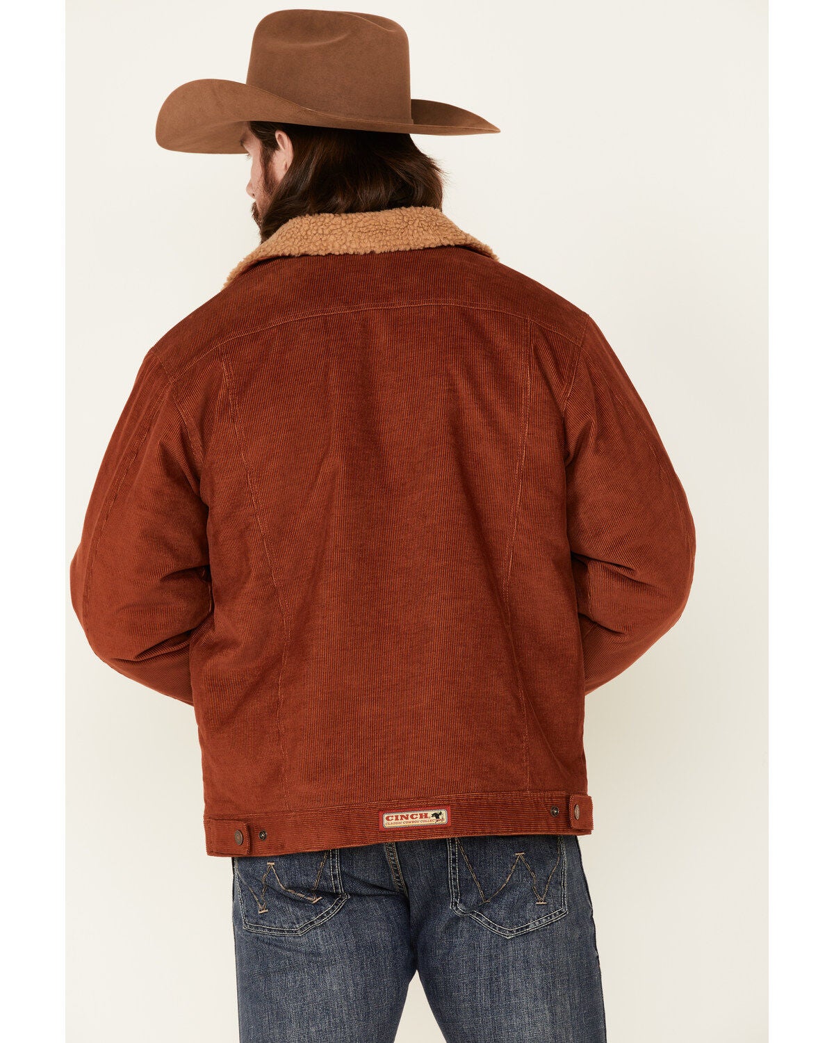 Cinch Men's Solid Rust Sherpa-Lined 