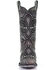 Image #5 - Corral Women's Inlay Western Boots - Square Toe, Black, hi-res