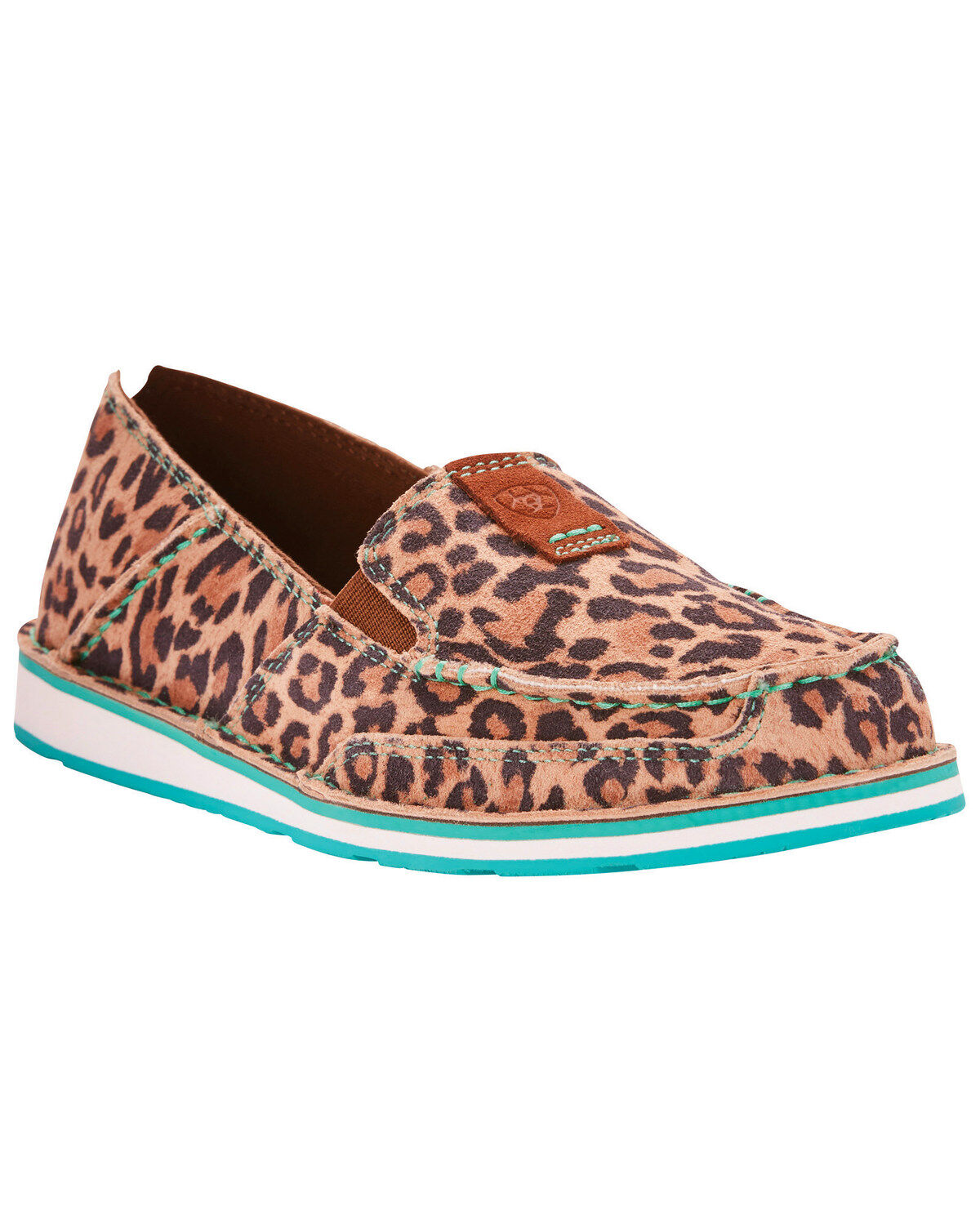 cheetah slip on shoes