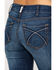 Image #5 - Ariat Women's R.E.A.L. Perfect Rise Stretch Rosa Bootcut Jeans, Blue, hi-res