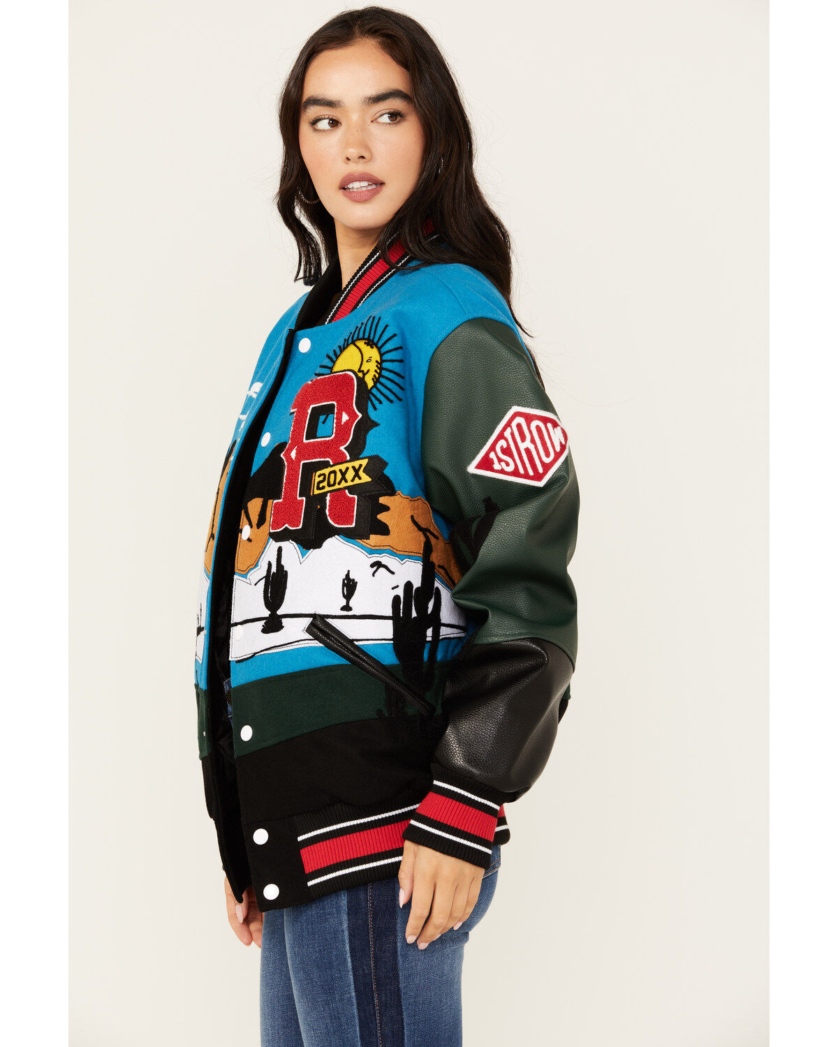 Image #2 - First Row Women's Grand Tour Varsity Jacket, , hi-res