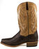 Dan Post Men's Exotic Snake Skin Western Boots - Square Toe, Brown, hi-res