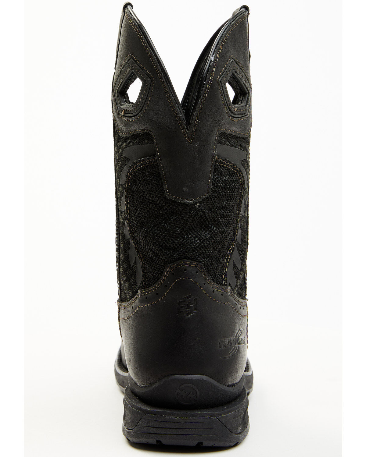 Image #5 - Double H Men's Shadow Waterproof Performance Western Boots - Broad Square Toe, Black, hi-res