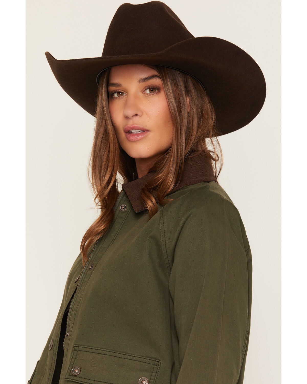 Image #2 - Shyanne Women's Forest Barn Jacket, Green, hi-res