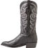 Image #3 - El Dorado Men's Handmade Ostrich Leg Western Boots - Round Toe, Black, hi-res