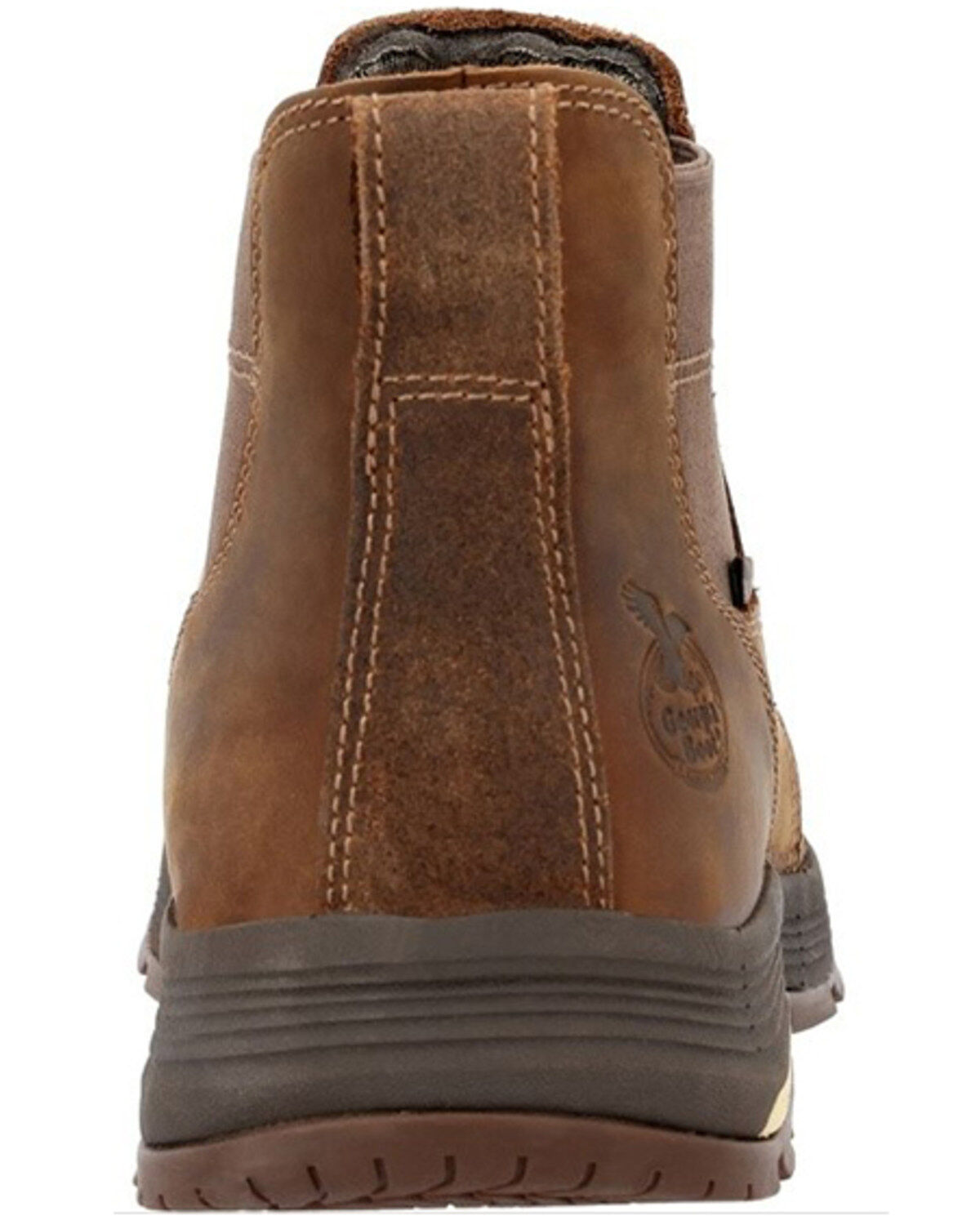 Image #5 - Georgia Boot Men's Athens Superlyte Waterproof Chelsea Work Boots - Moc Toe, Brown, hi-res