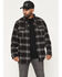 Image #1 - Thorogood Men's Heavyweight Plaid Print Long Sleeve Button-Down Flannel Shirt, Black, hi-res