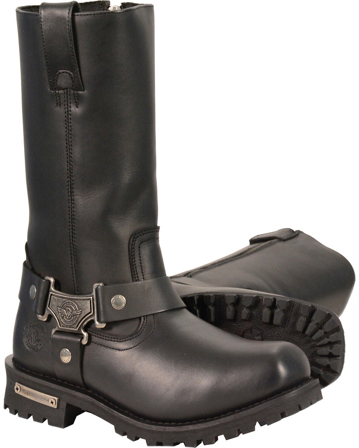 men's pull on motorcycle boots