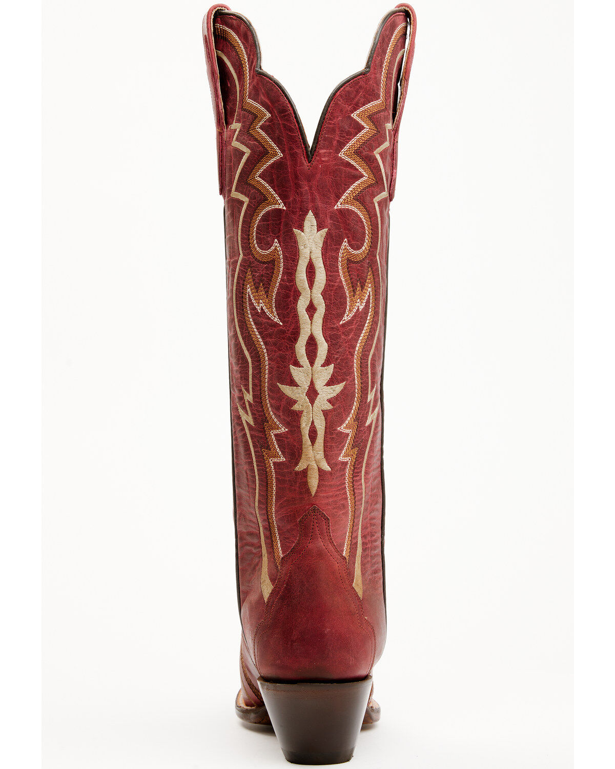Image #5 - Dan Post Women's 16" Triad Silvie Tall Western Boots - Snip Toe, Wine, hi-res