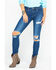 Image #1 - Levi’s Women's 721 High-Waisted Skinny Jeans, Blue, hi-res