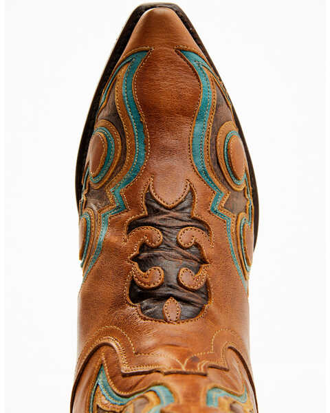 Dan Post Men's 13" Ruthless Orville Western Boots - Snip Toe, Chocolate, hi-res