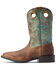 Image #2 - Ariat Men's Sport Rodeo Western Performance Boots - Broad Square Toe, Brown, hi-res