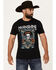 Image #1 - Moonshine Spirit Men's Barrel Short Sleeve Graphic T-Shirt, Black, hi-res