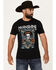 Image #1 - Moonshine Spirit Men's Barrel Short Sleeve Graphic T-Shirt , Black, hi-res