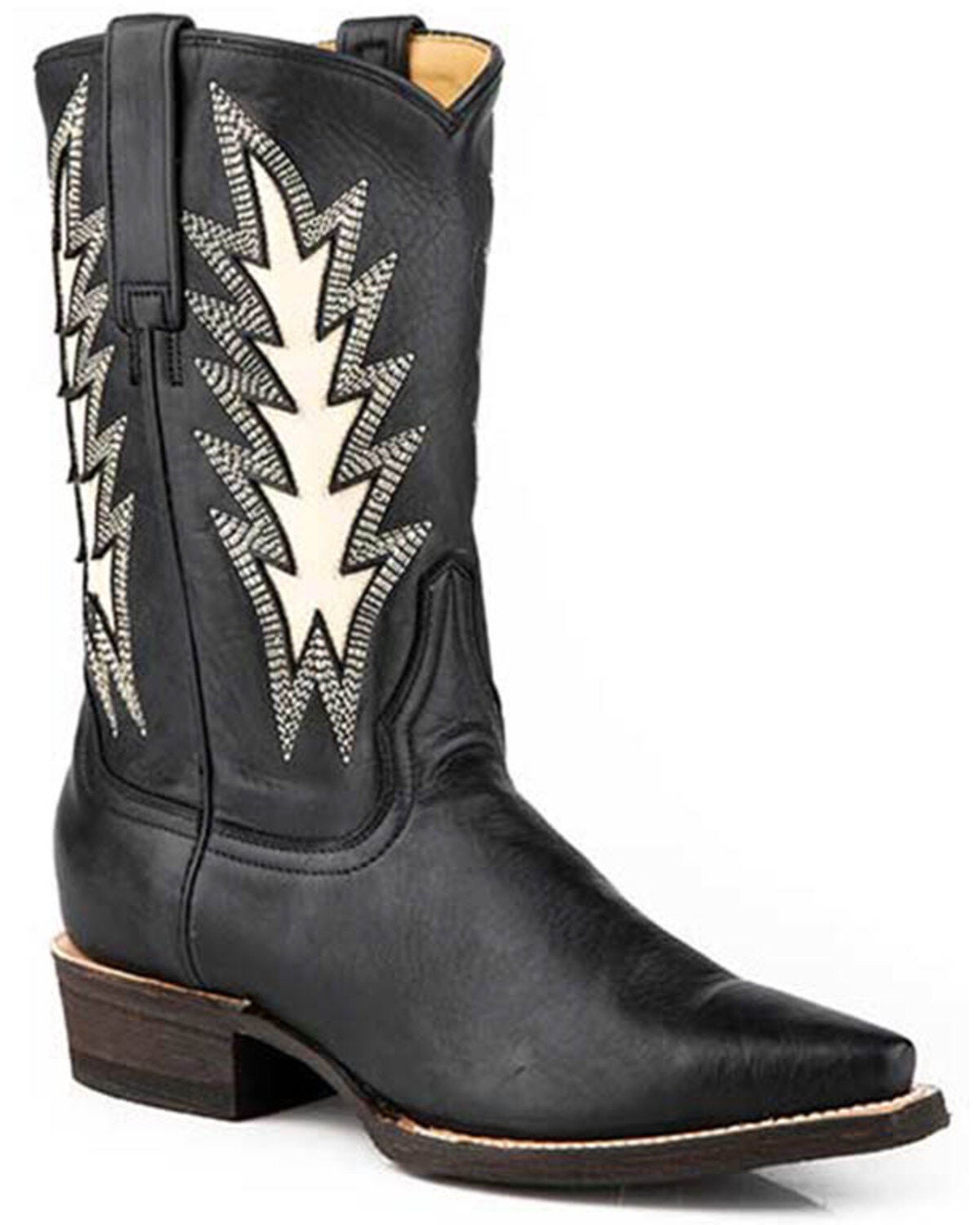 Stetson Women's June Western Boots - Snip Toe, Black, hi-res