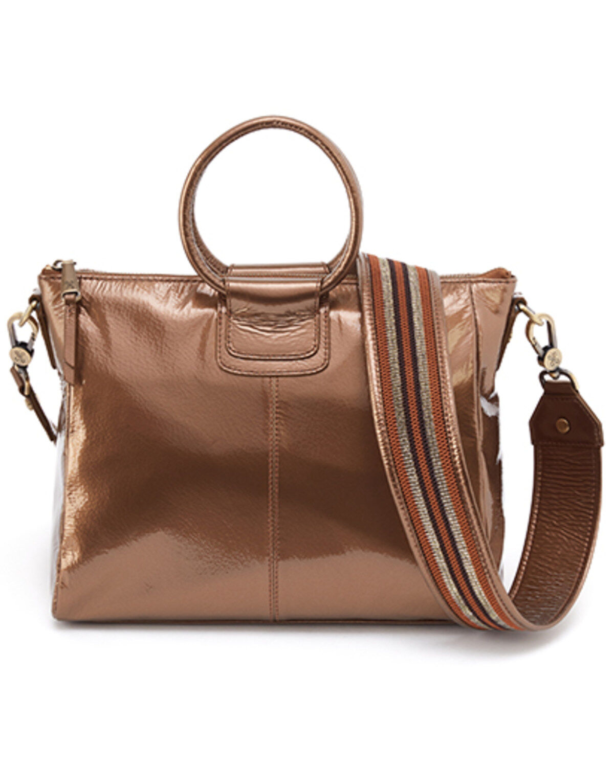 Image #1 - Hobo Women's Sheila Medium Crossbody Satchel Bag, Bronze, hi-res