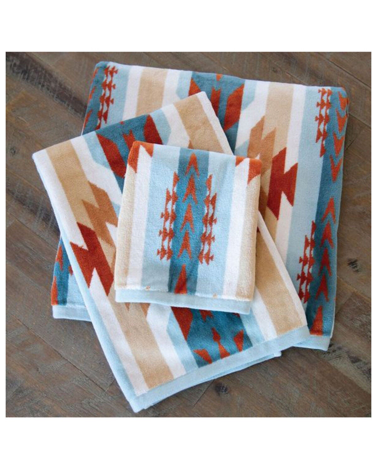 Image #1 - Carstens Home Pecos Southwestern Print Towel Set - 3 Piece, Multi, hi-res