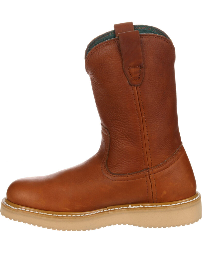 Georgia Boot Men S Wellington Barracuda Work Boots Steel Toe Boot Barn