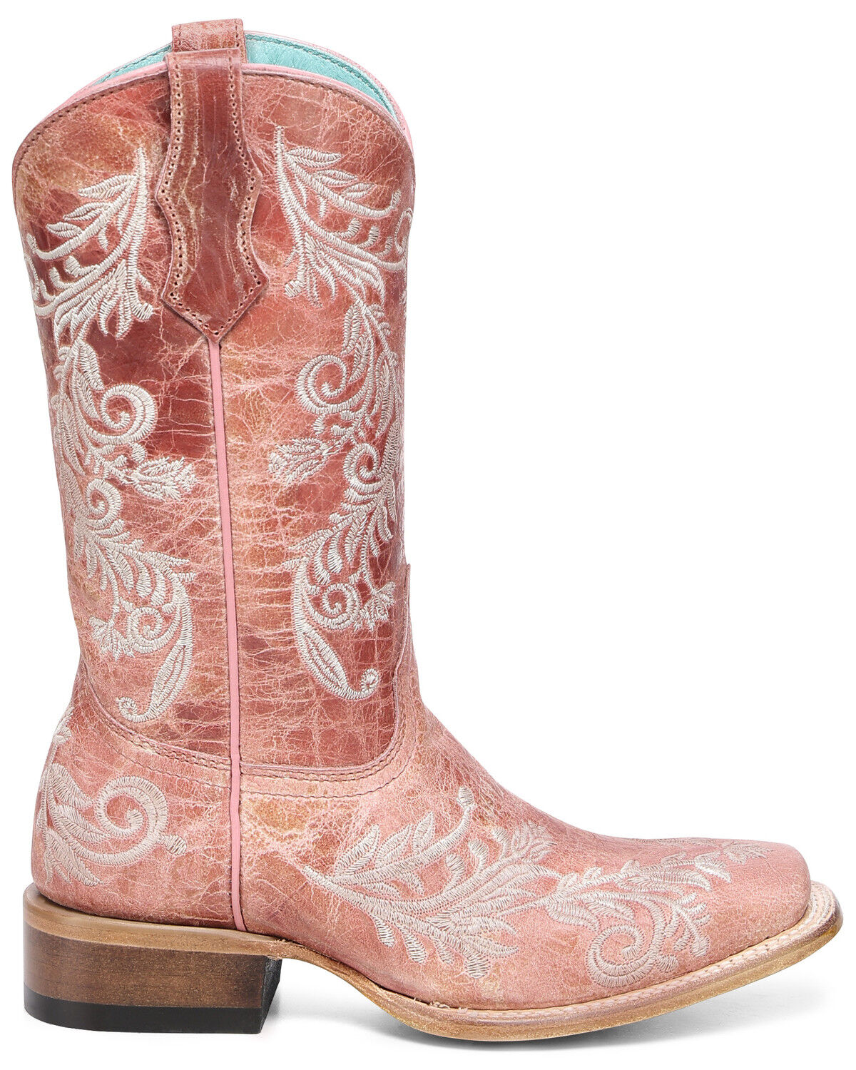 Product Name:  Corral Girls' Embroidered Western Boots - Broad Square Toe