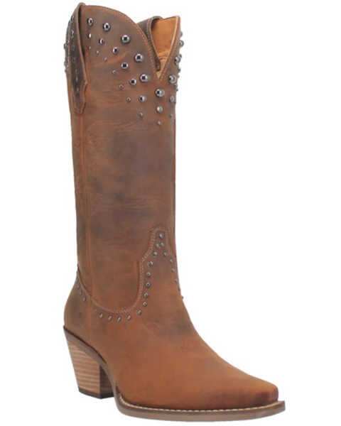 Dingo Women's Talkin' Rodeo Western Boots - Pointed Toe , Brown, hi-res