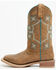 Image #3 - Laredo Women's Addie Western Boots - Broad Square Toe, Tan, hi-res