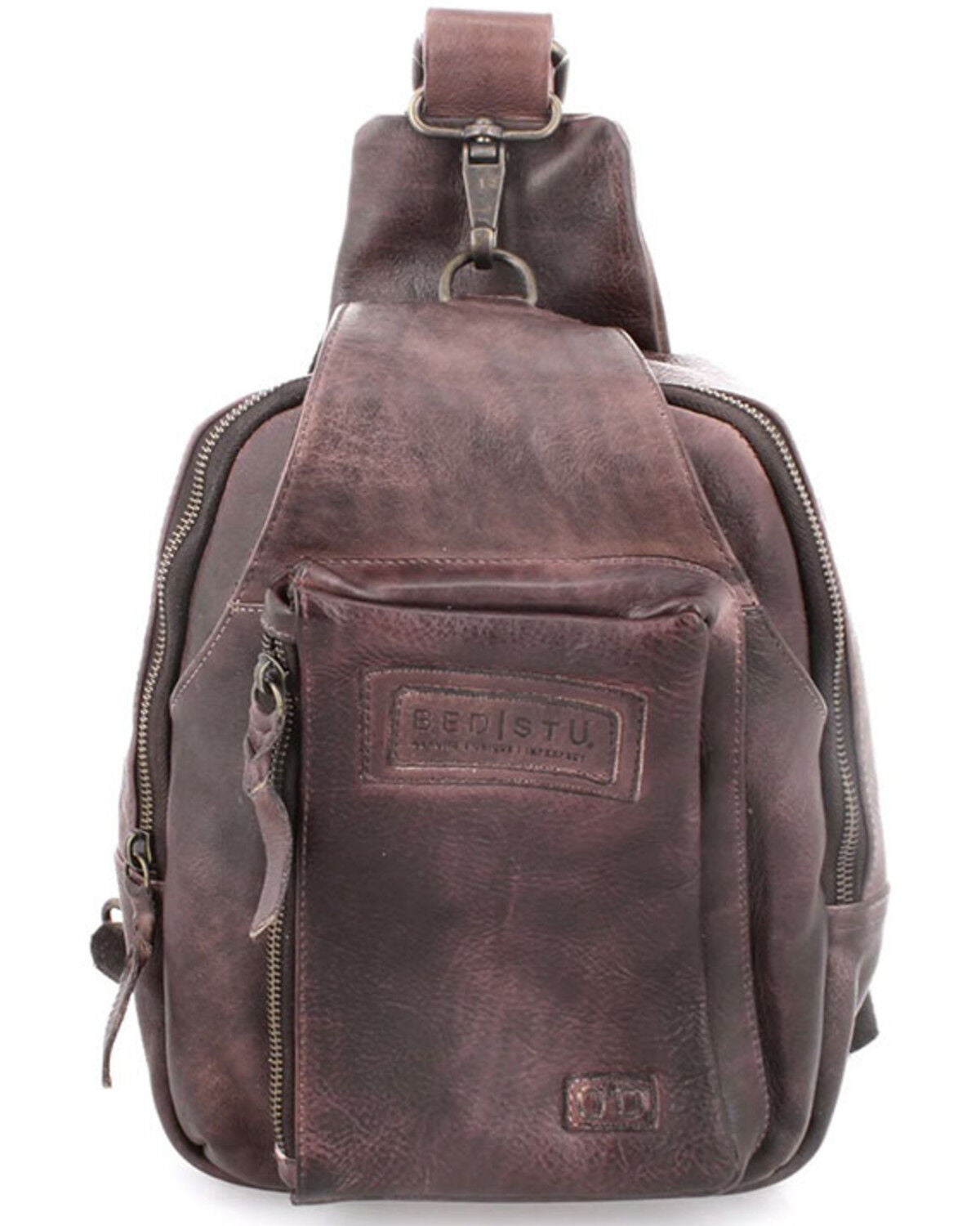 Image #1 - Bed Stu Women's Beau Sling Bag, Mahogany, hi-res