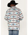 Image #4 - Ariat Men's Caldwell Southwestern Print Shacket, Light Grey, hi-res