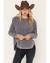 Image #1 - Cotton & Rye Women's Round Bottom Sweater, Blue, hi-res