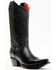Planet Cowboy Women's Midnight Calf Western Boot - Snip Toe , Black, hi-res