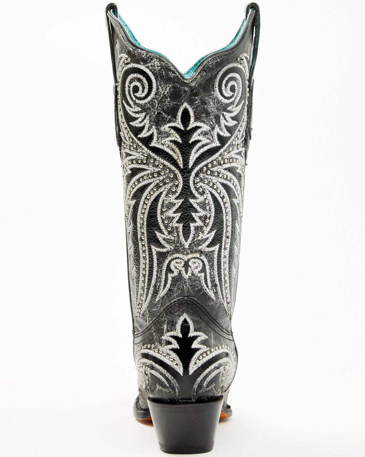 Image #5 - Corral Women's Studded Western Boots - Snip Toe, Black, hi-res