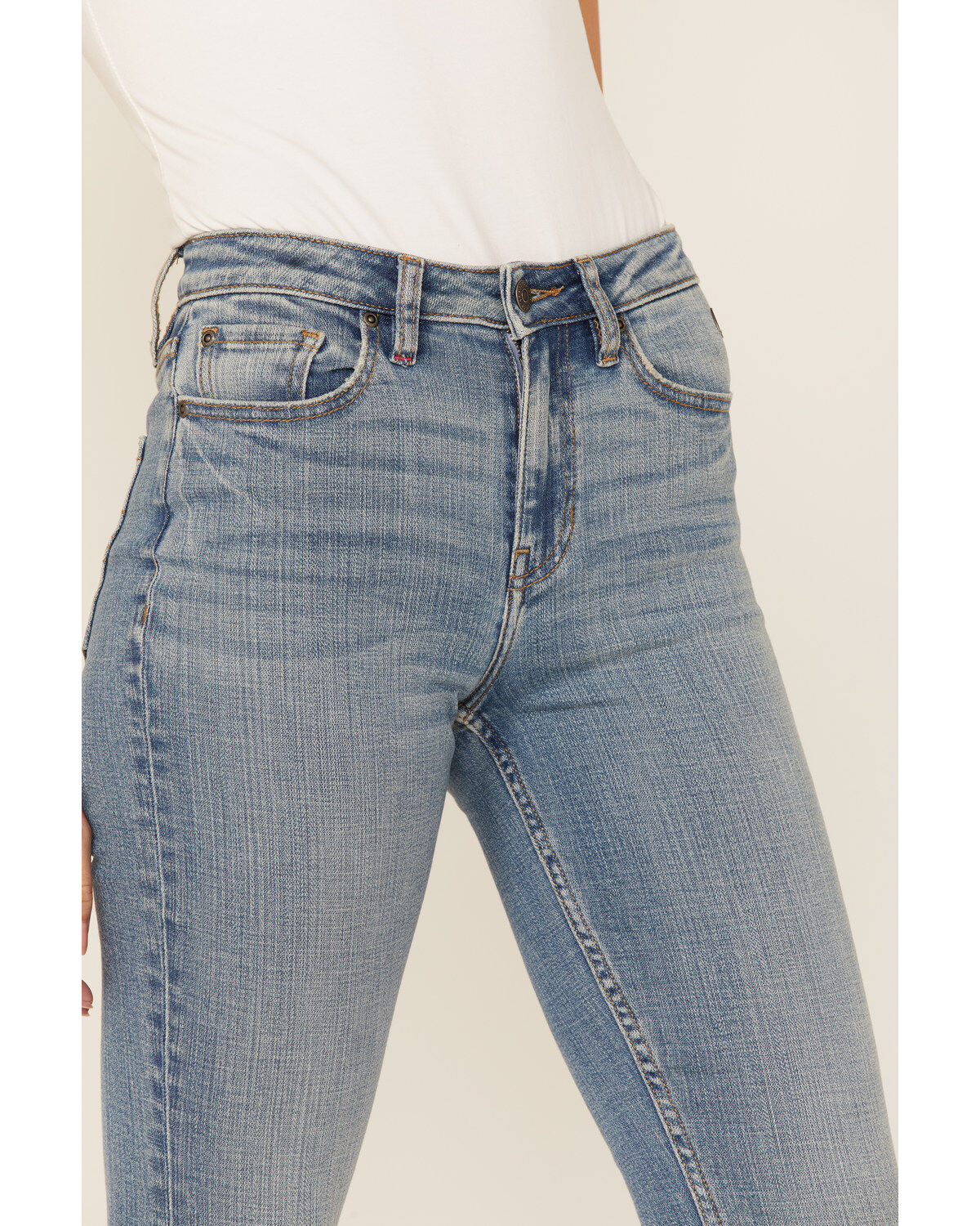 Product Name:  Idyllwind Women's Medium Wash Old West High Risin' Released Hem Flare Jeans