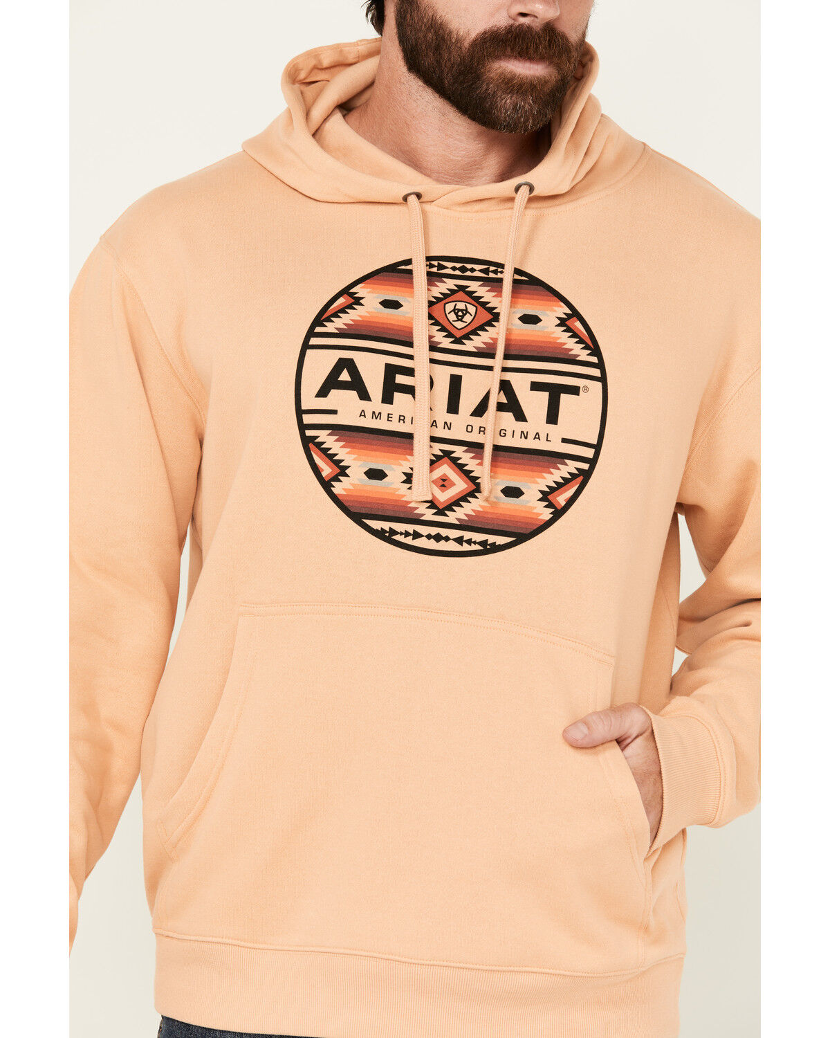 Product Name:  Ariat Men's Boot Barn Exclusive Canyon Southwest Circle Graphic Hooded Sweatshirt