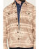 Image #3 - Cody James Men's Abberville Southwestern Striped Sherpa Lined Shirt Jacket, Pecan, hi-res
